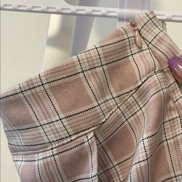 Pink Plaid Skort - Small - Picture 5 of 6